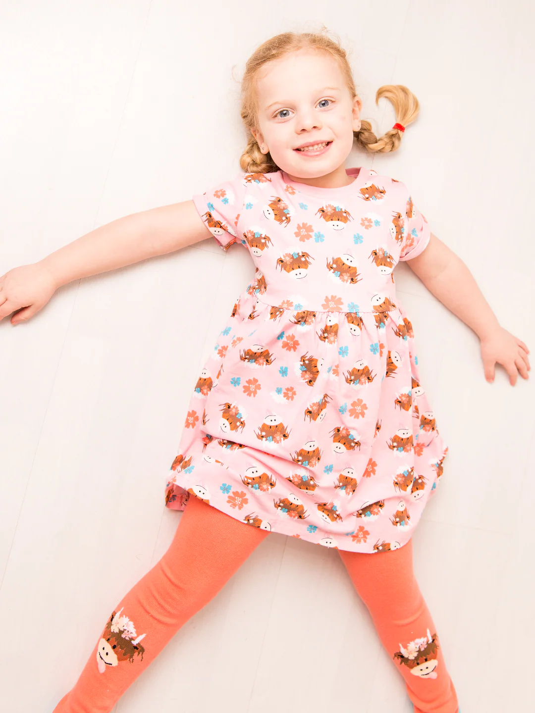 Bonnie Highland Cow Junior Leggings - Image 5